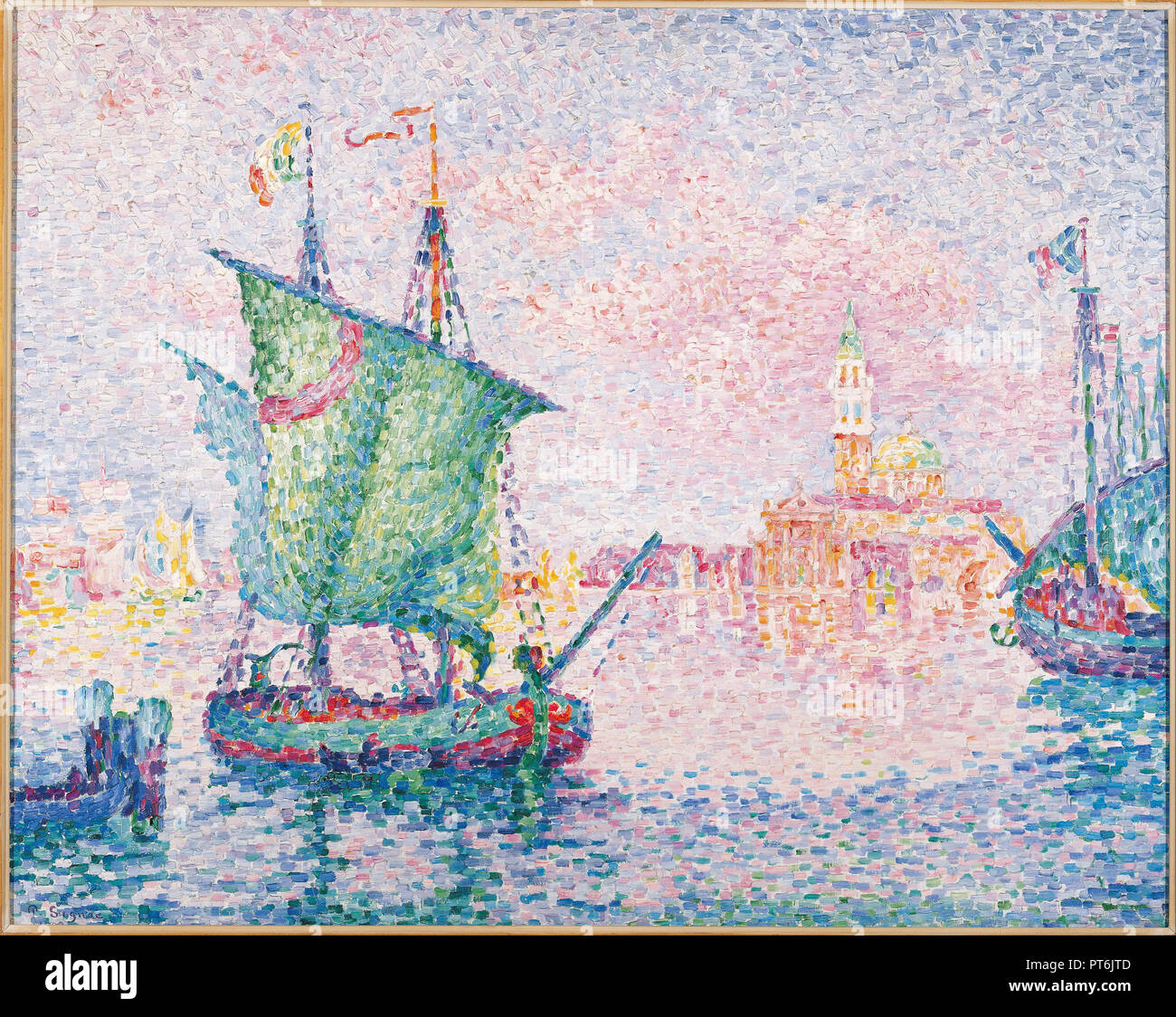 Venezia, la nuvola rosa, 1909. Data/Periodo: 1909. La pittura. Olio su tela. Autore: Paul Signac. Foto Stock