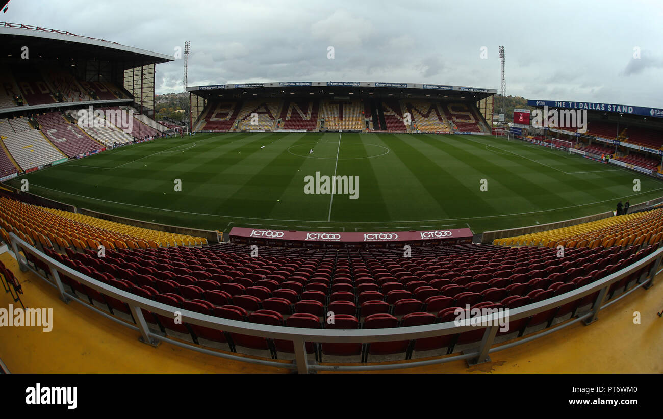 Il 6 ottobre 2018, Nord Spot Stadium, Valley Parade, Bradford, Inghilterra; Sky lega Bet One, Bradford City v Sunderland ; generale vista dello stadio del Nord Stadio Spot Credit: stephen Gaunt/News immagini English Football League immagini sono soggette a licenza DataCo Foto Stock