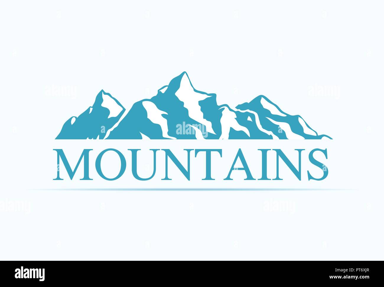 Ogo con Alpen Montagne Illustrazione Vettoriale