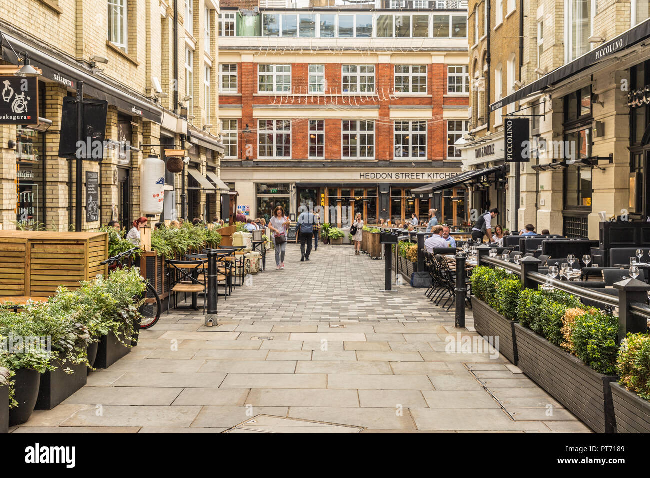 Una tipica vista in Londra Foto Stock