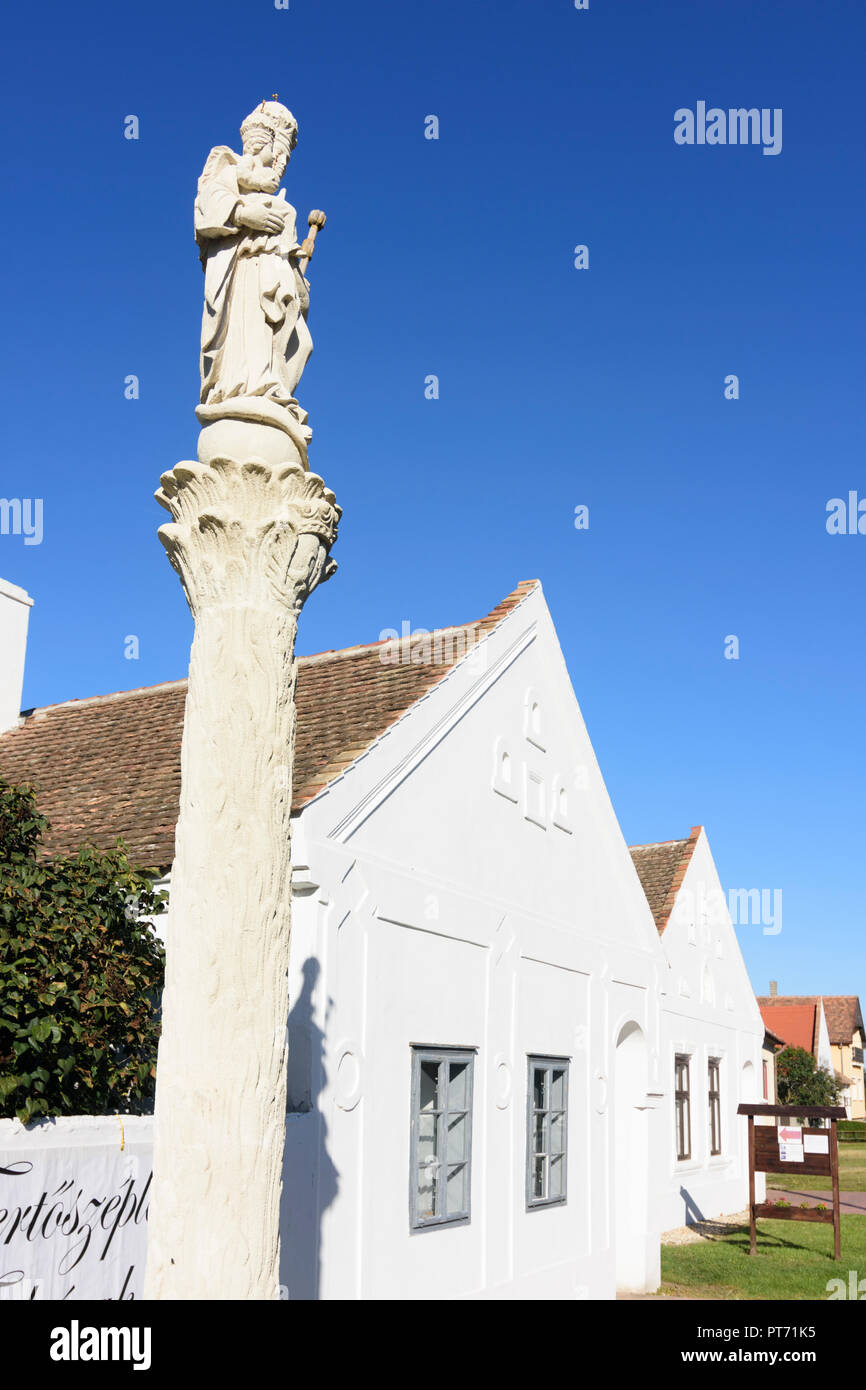 Fertöszeplak (Schlippach am vedere) : Folklore Open Air Village Museum, la storica casa di Neusiedler See (lago di Neusiedl), Győr-Moson-Sopron, Ungheria Foto Stock