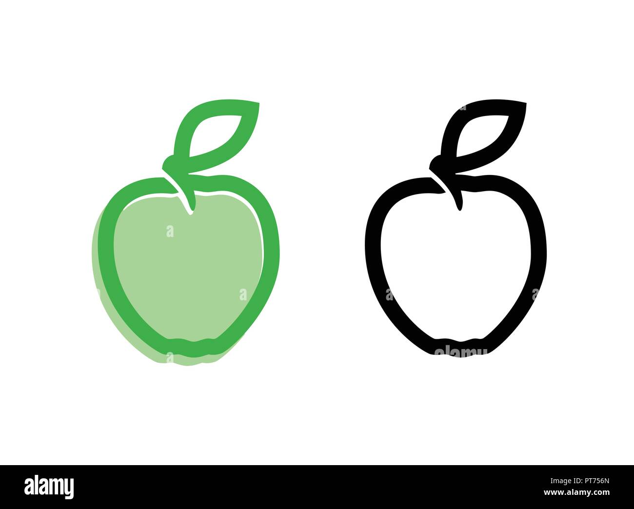 Apple Premium Icone di qualità Illustrazione Vettoriale