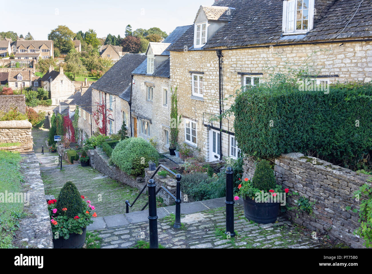 Fasi di chipping, Tetbury, Gloucestershire, England, Regno Unito Foto Stock