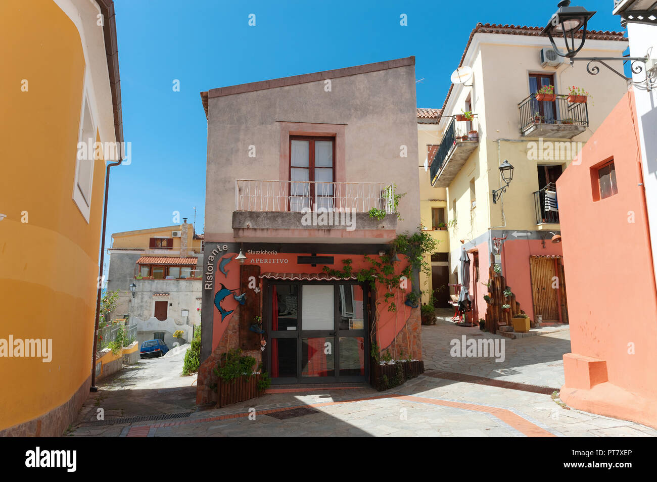 San Nicola Arcella, Calabria mare Tirreno, sud italia Foto Stock