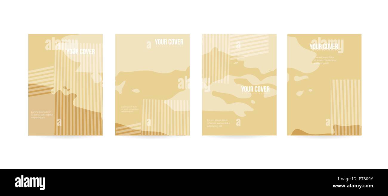 Copertura minima nozione per brochure o carta di design. Semplice ed elegante con un look moderno. Eps vettore10 Illustrazione Vettoriale