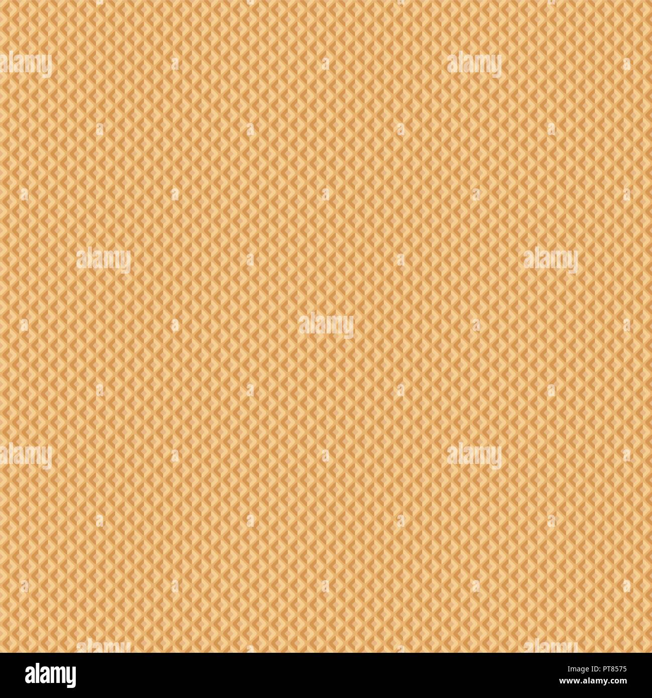 Vettore di wafer senza giunture sfondo. dolce waffle pattern texture. croccante per una perfetta sfondi di cibo Illustrazione Vettoriale