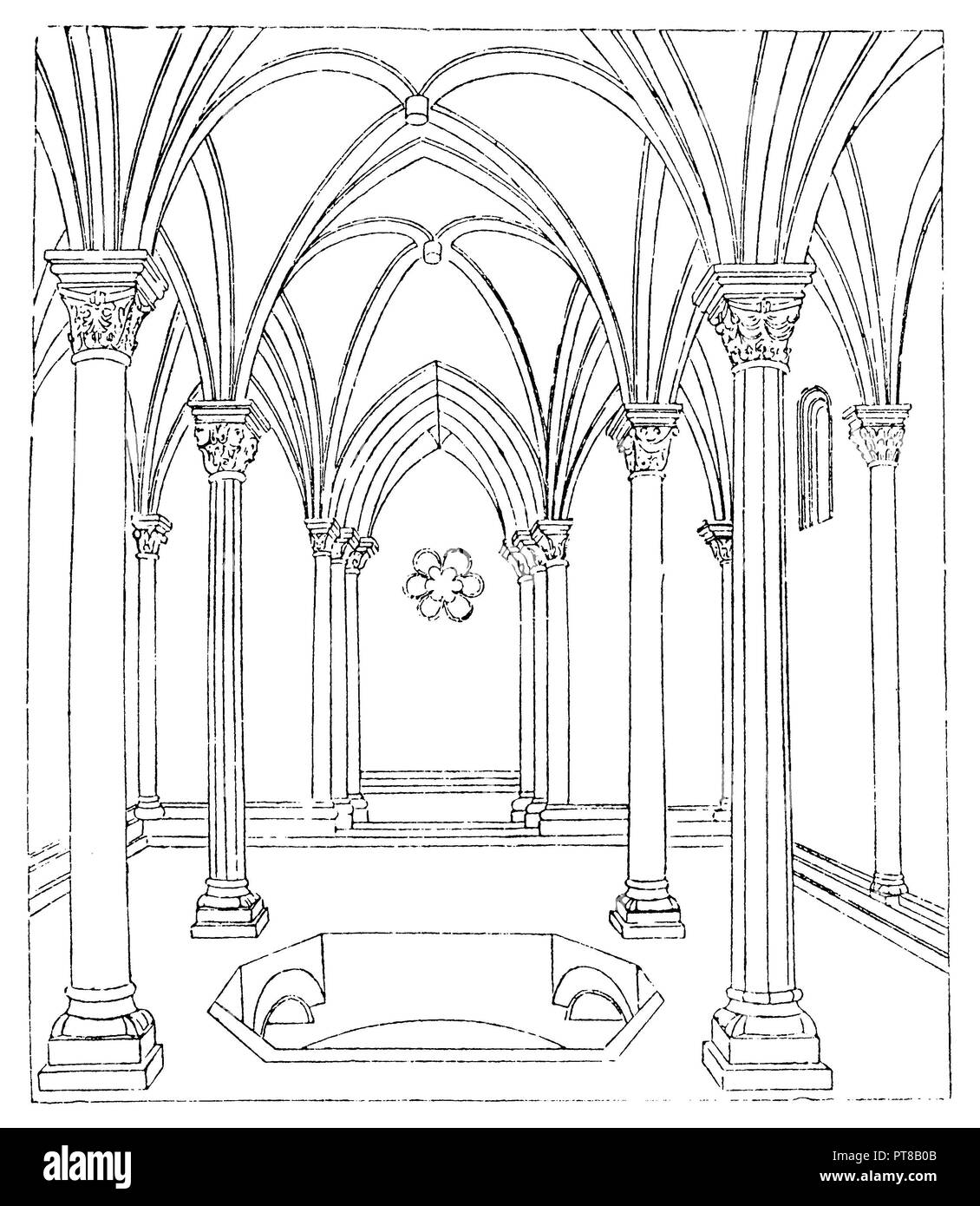 Cappella superiore a Eger, 1870 Foto Stock