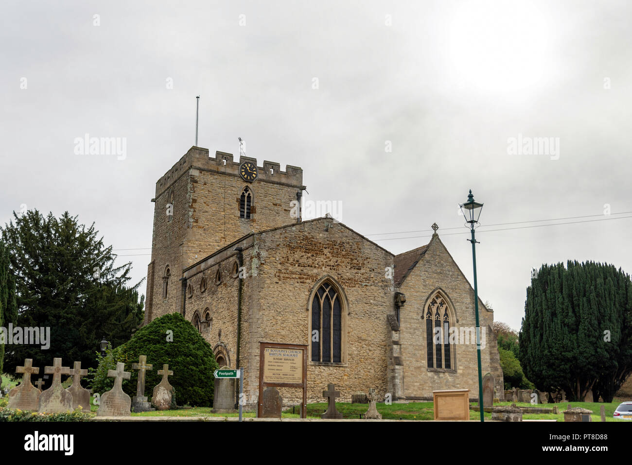 St botolphs chiesa barton seagrave kettering regno unito Foto Stock