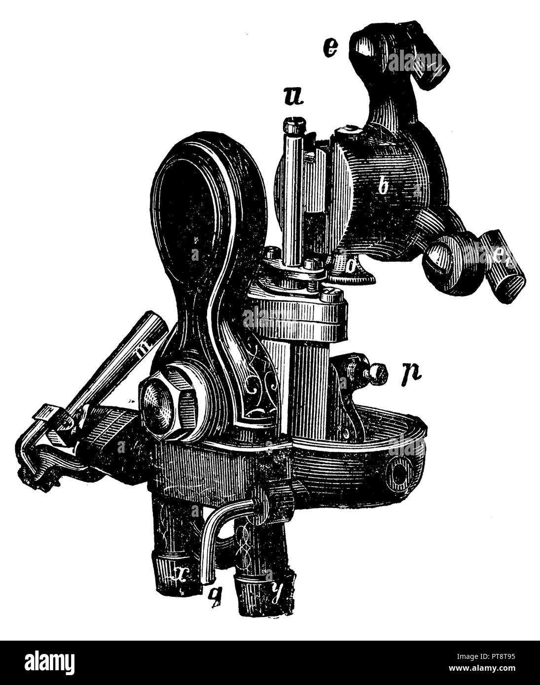 Motore di acqua da Möller e Blum, 1900 Foto Stock