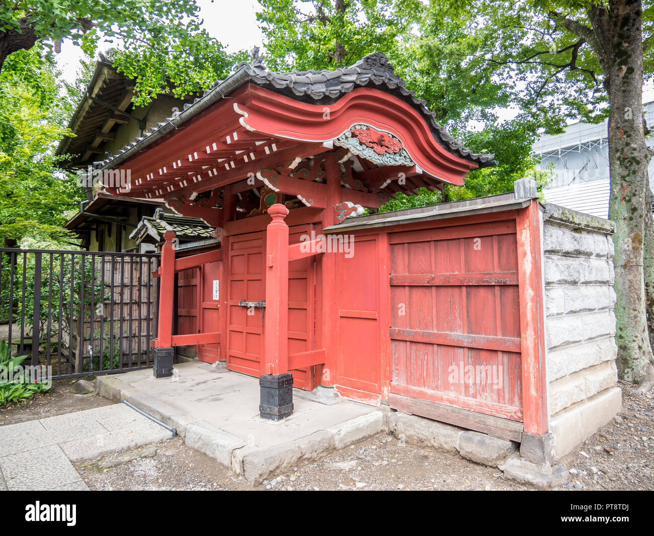 Tokyo, Giappone - 11 Settembre 2018: Awashimado hall di Sensoji a Tokyo. Si tratta di un antico tempio buddista situato nel Tempio di Asakusa. Foto Stock