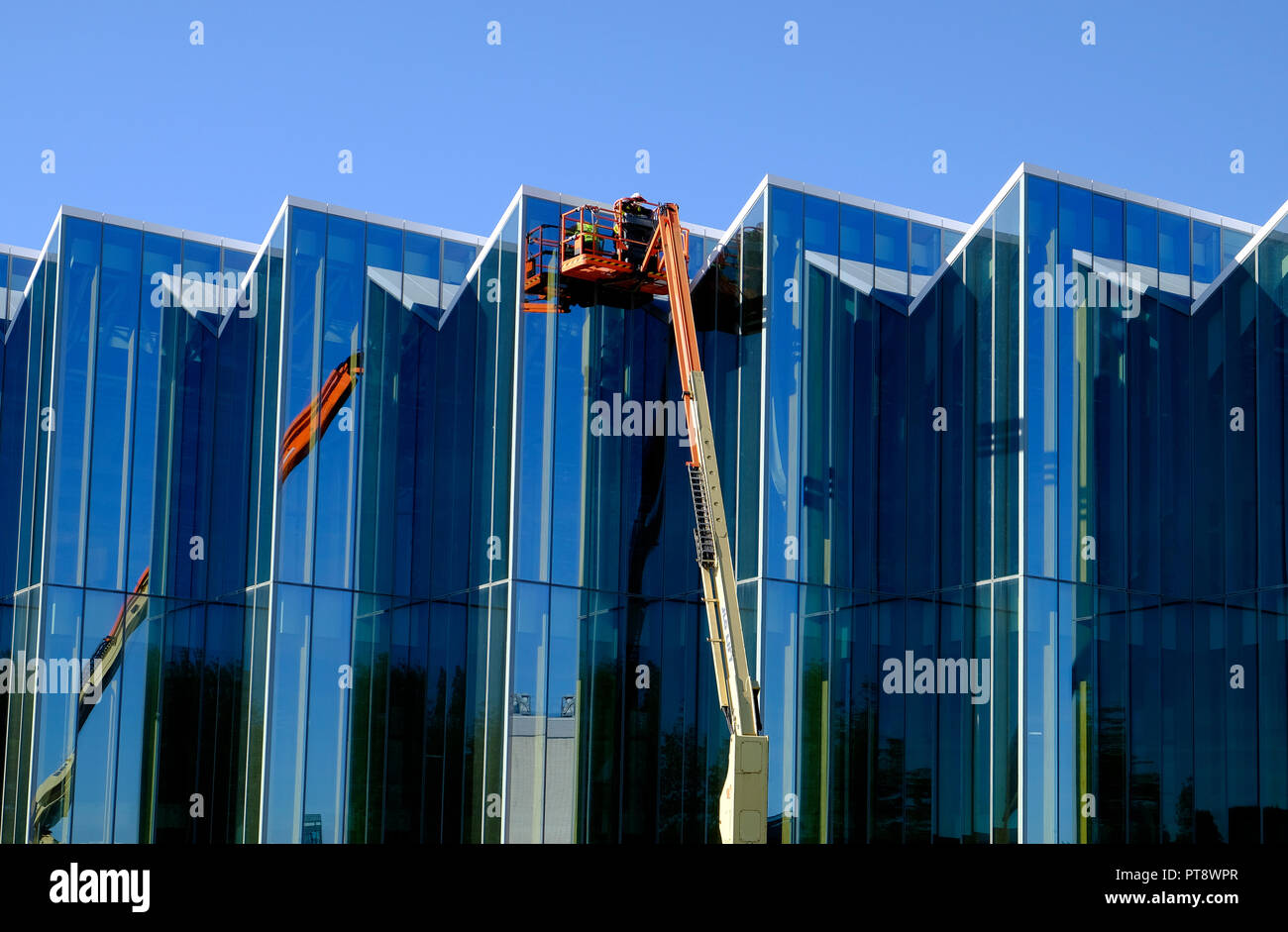 Astrazeneca, nuovo impianto, cambridge campus biomedico, Inghilterra Foto Stock