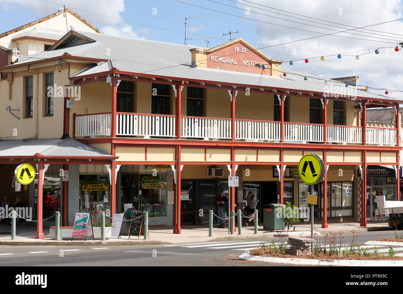 Memorial Institute, Kyogle, fiumi settentrionali, NSW, Australia Foto Stock