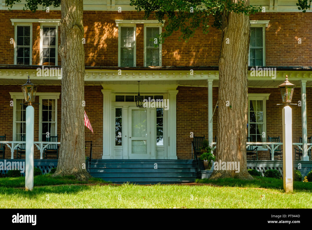 Presidenti Residence, Lee House, Washington e Lee University, Lexington, Virginia Foto Stock