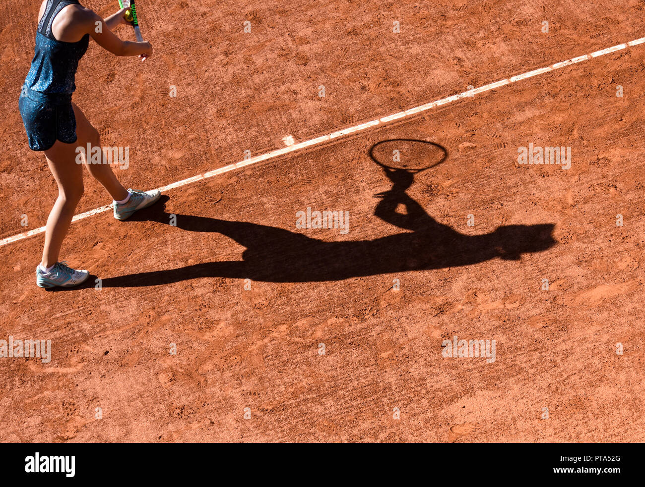 Dettagli di una donna match di tennis Foto Stock