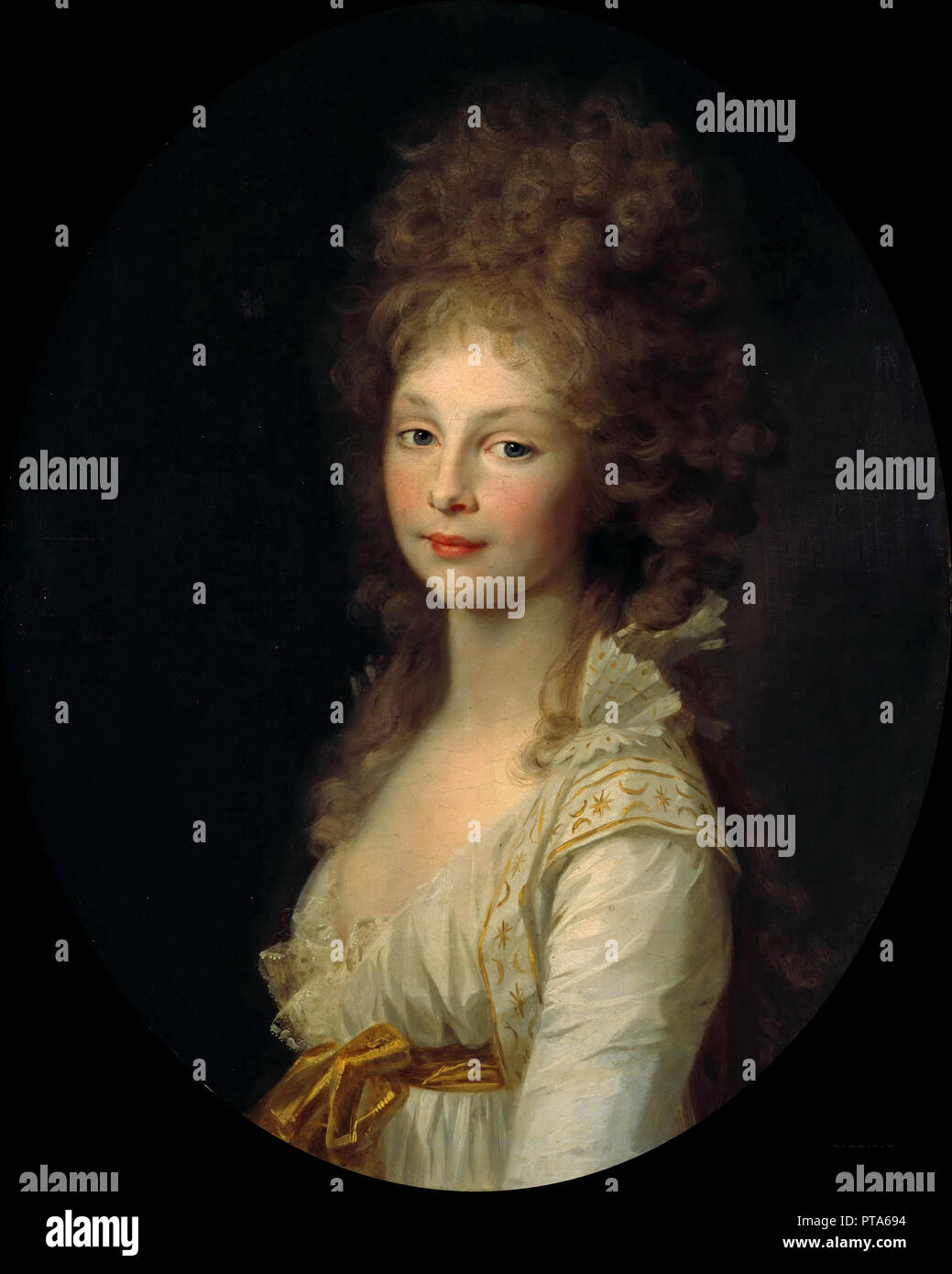 La Principessa Charlotte Frederica di Prussia (1767-1820), 1797-1798. Creatore: Tischbein Johann Friedrich August (1750-1812). Foto Stock