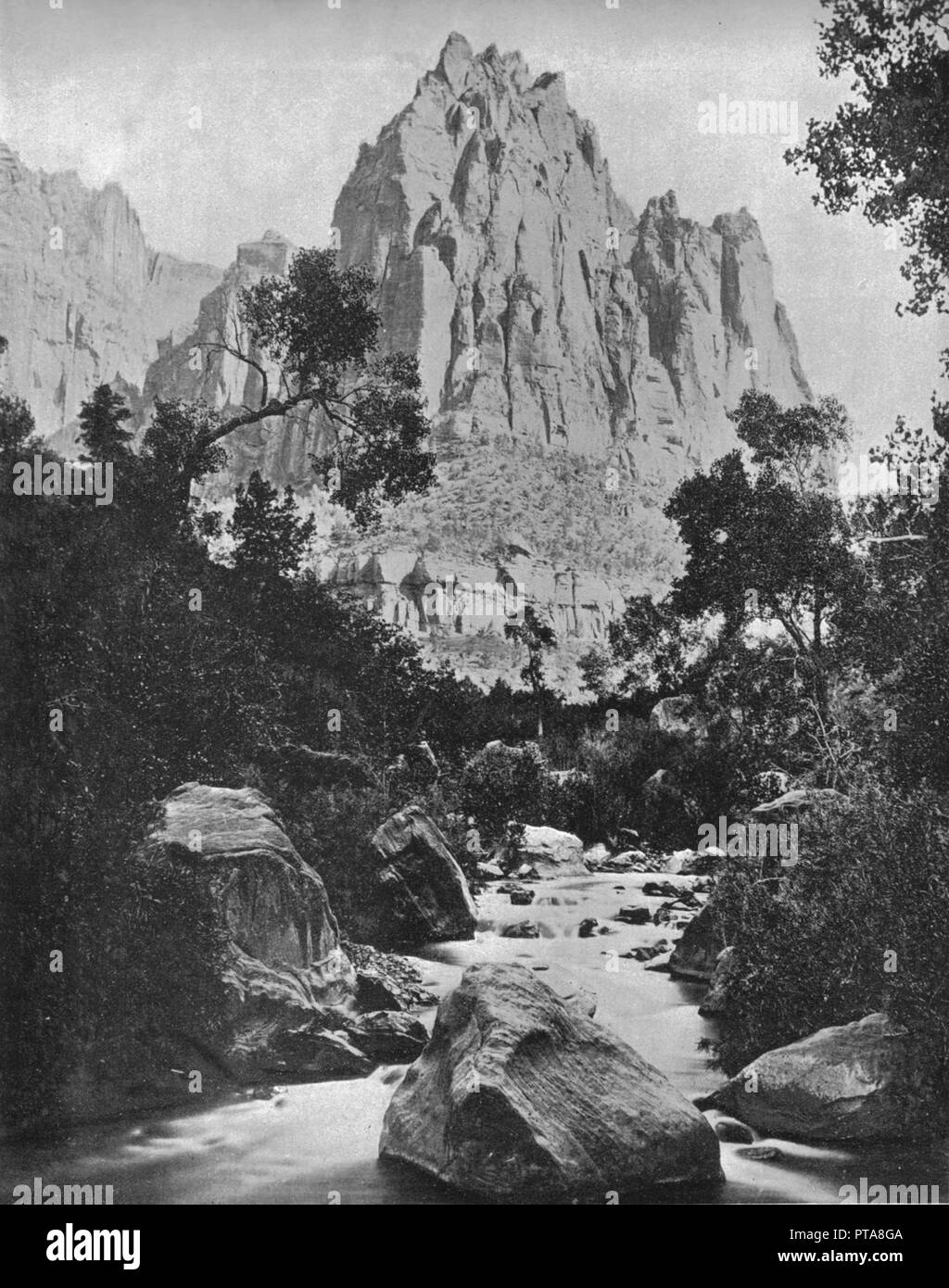 Eagle roccioso, Shoshone Falls, Idaho, Stati Uniti d'America, c1900. Creatore: sconosciuto. Foto Stock