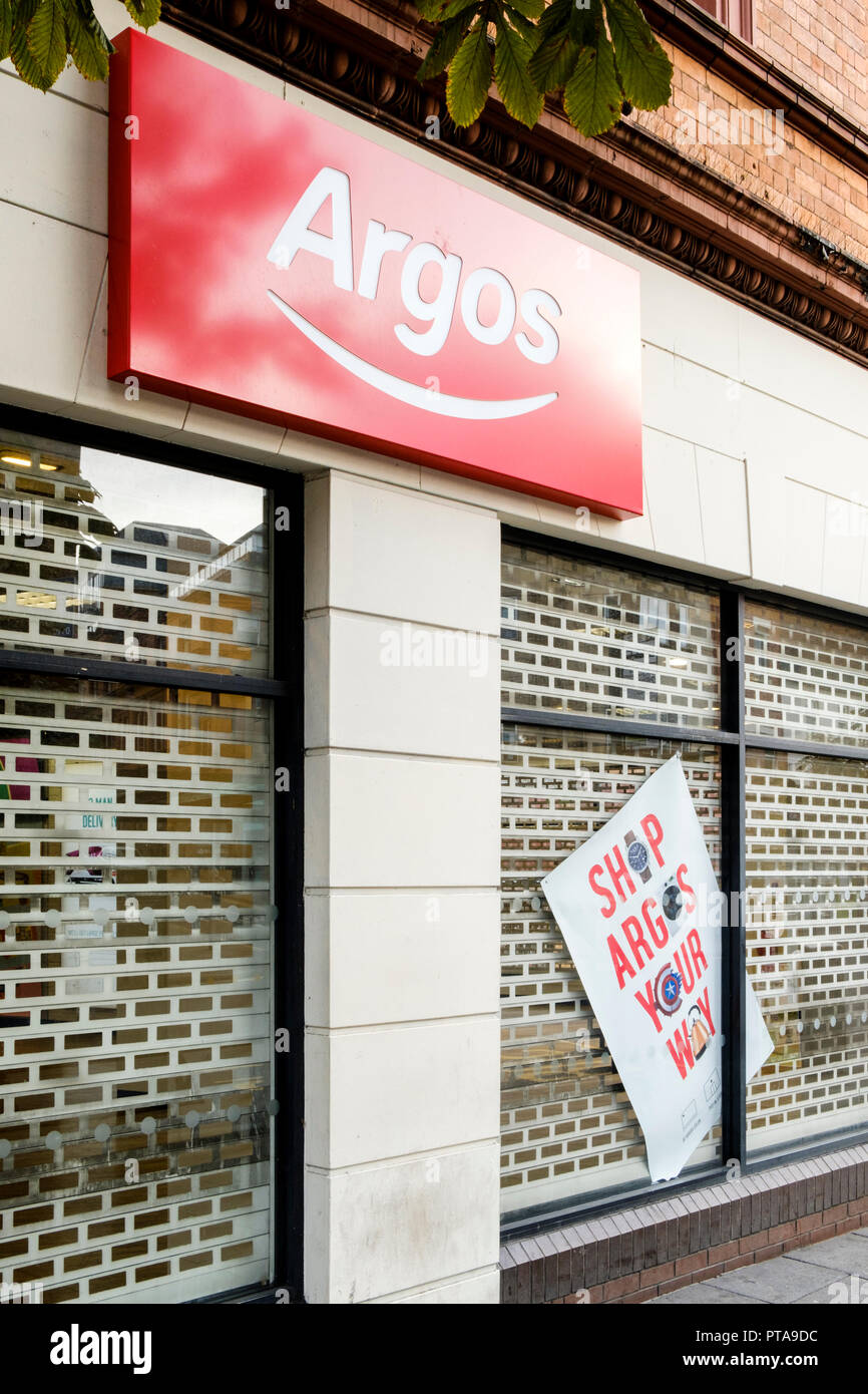 Argos store, Nottingham, Inghilterra, Regno Unito Foto Stock