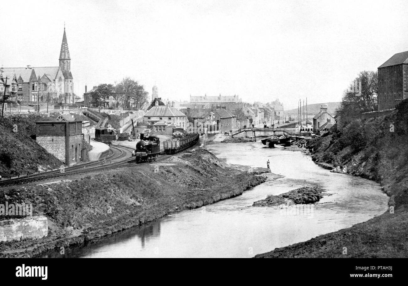 Eyemouth inizio novecento Foto Stock