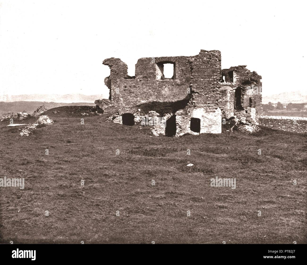 Kendal Castle, Kendal Cumbria, 1894. Creatore: sconosciuto. Foto Stock