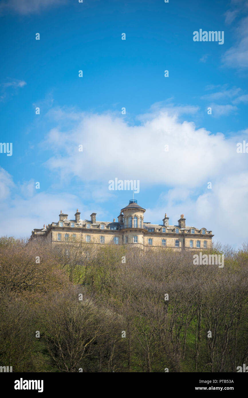 Gran hotel vittoriano in Saltburn dal mare, North Yorkshire Foto Stock