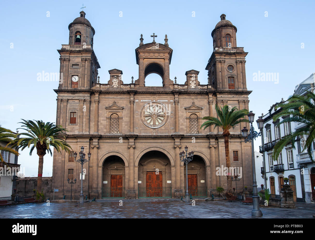 Santa Ana Cattedrale, Las Palmas di Gran Canaria Isole Canarie Spagna Foto Stock