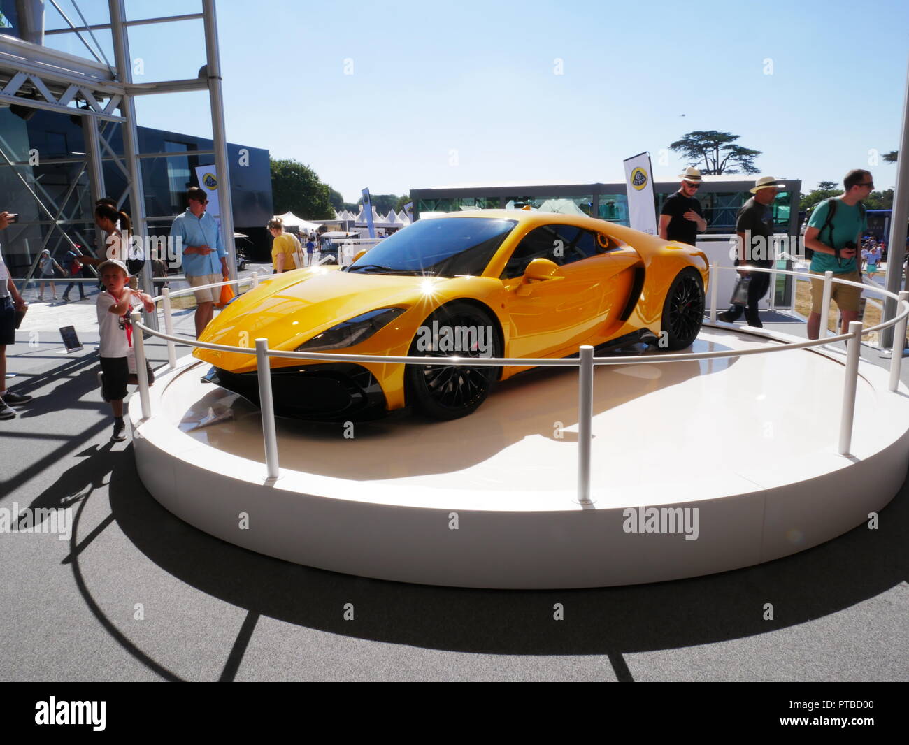 2019 Noble M500 sul display al Festival di Goodwood di velocità 2018. Foto Stock