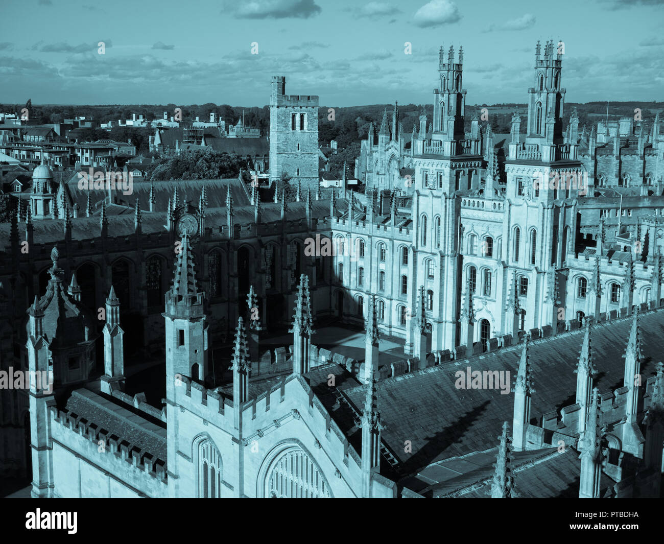 All Souls College, mondi più difficile esame di ammissione università di Oxford, Oxford, Oxfordshire, England, Regno Unito, GB. Foto Stock