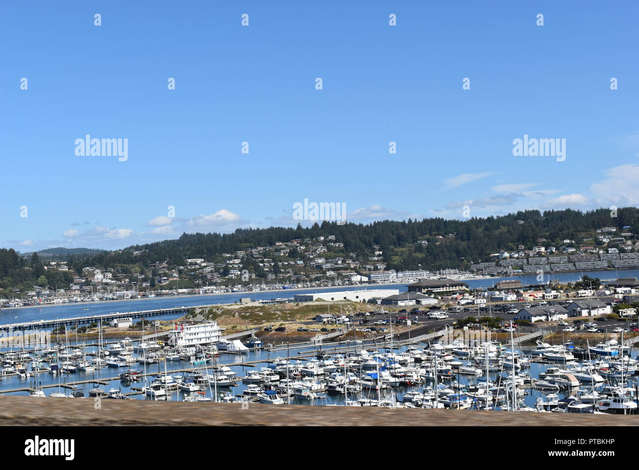 Marina a Newport, Oregon Foto Stock