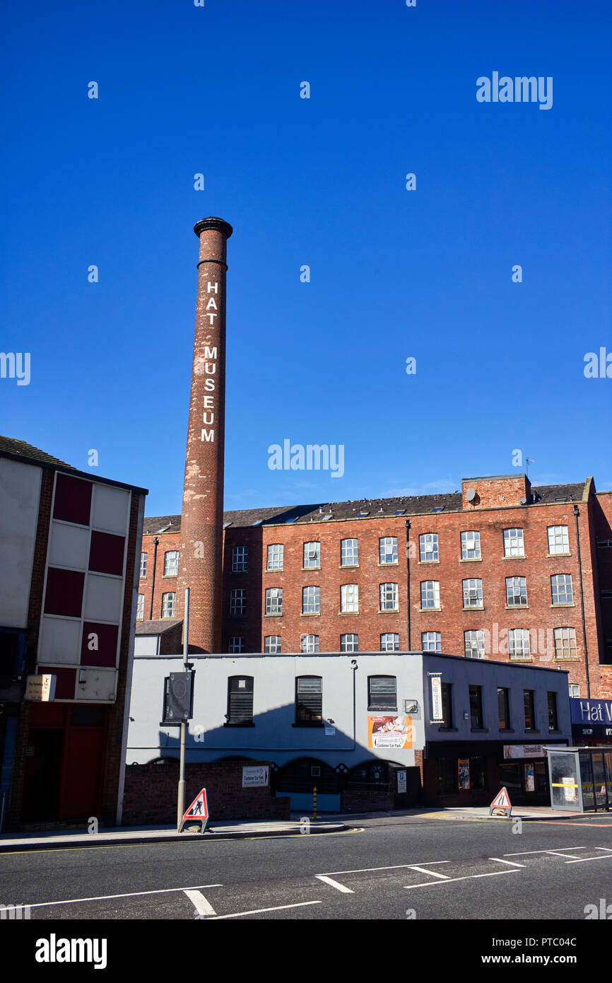 Il Museo del cappello camino in Stockport Foto Stock