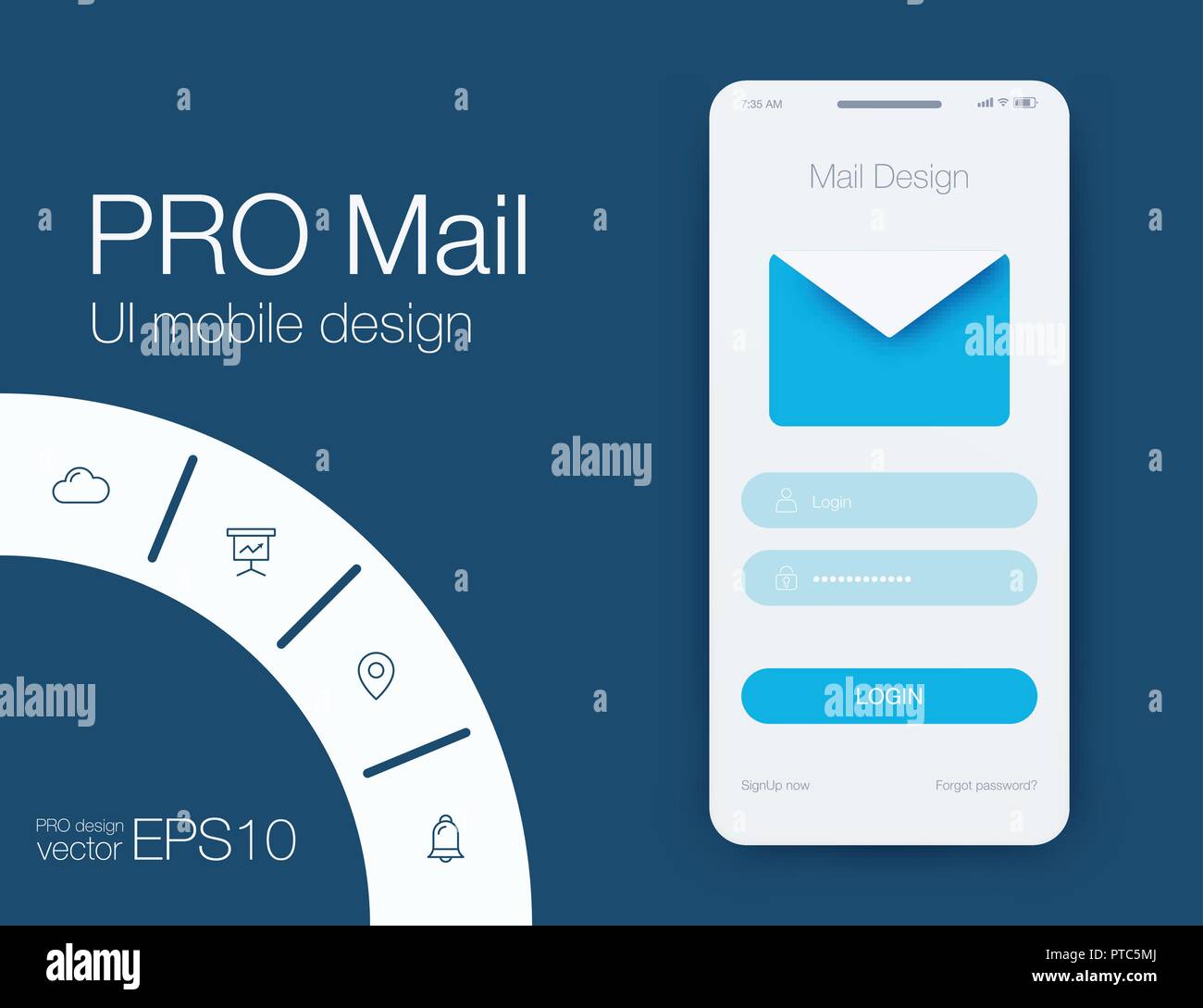 Illustrazione Vettoriale di schermi e web concept Illustrazione Vettoriale