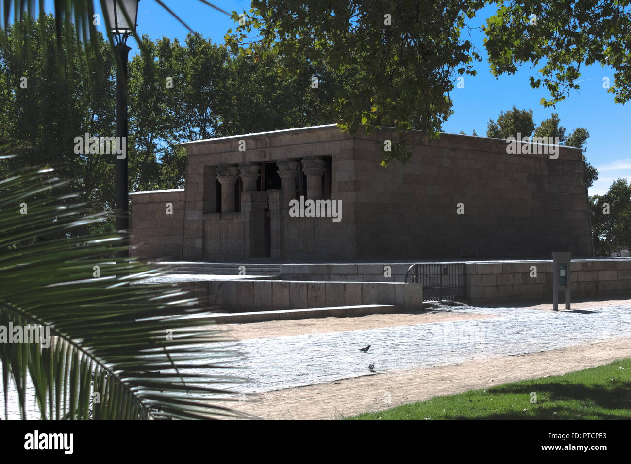 Templo de Debod Madrid, Spagna Foto Stock