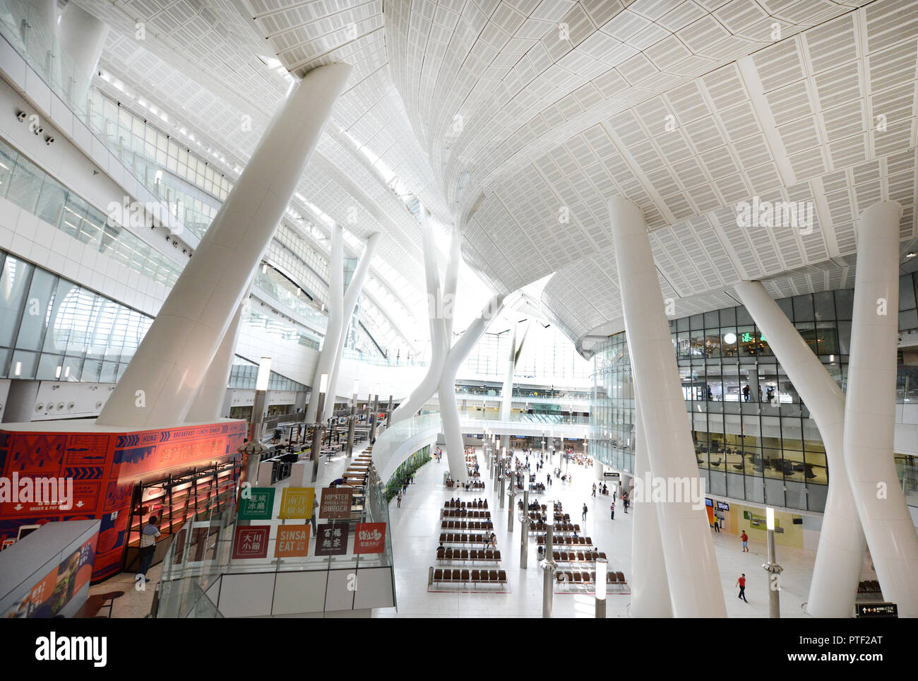 Hong Kong Kowloon Ovest della stazione ferroviaria. Foto Stock