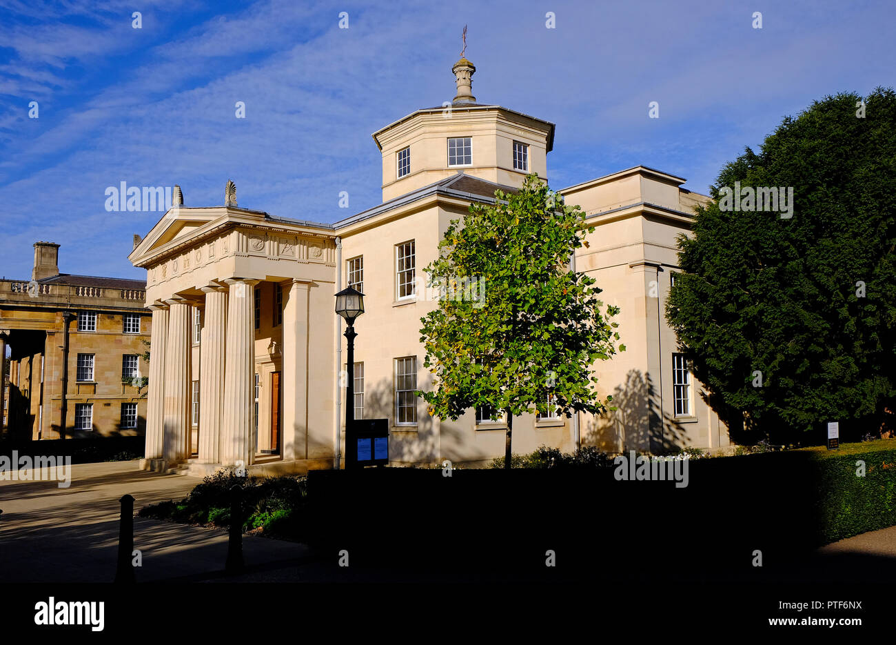 Maitland libreria Robinson, downing College di Cambridge, Inghilterra Foto Stock