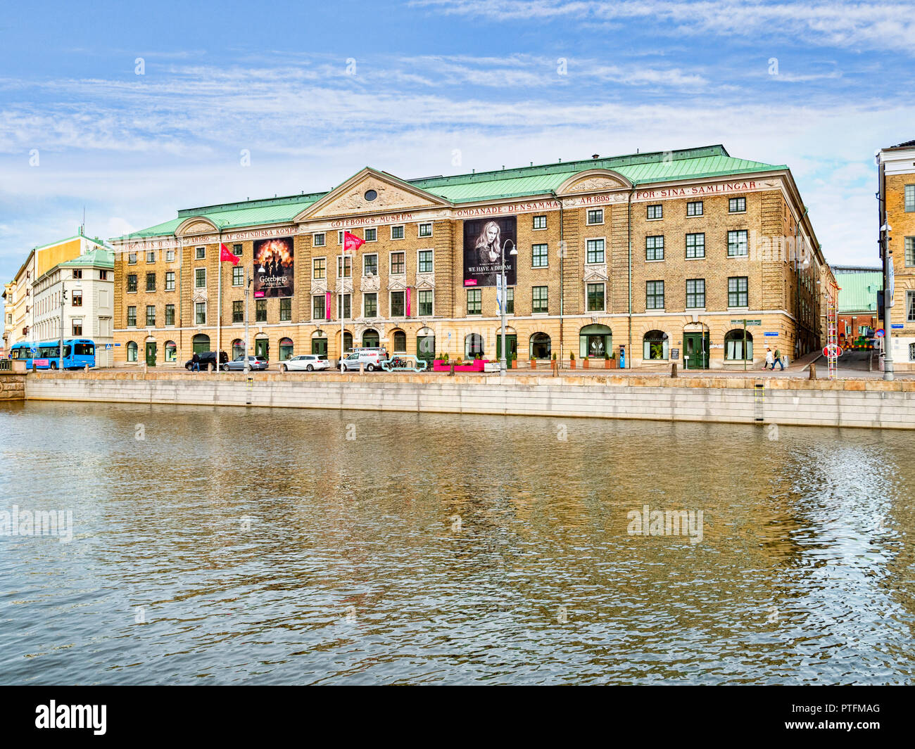 14 Settembre 2018: Gothenburg, Svezia - Goteborg del museo della città accanto alla Stora Hamn Canal, ia un museo svedese di storia culturale, dal tempo Foto Stock