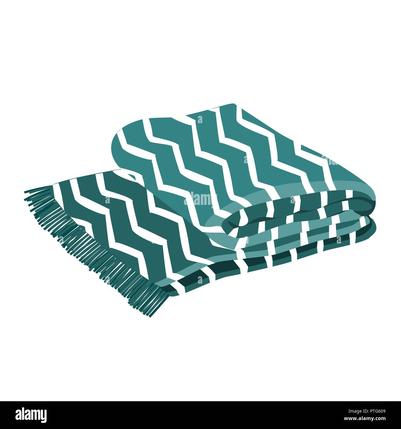 Caldo blu e bianco a quadri alla moda a zig zag ornamento. Sfondo bianco. Illustrazione Vettoriale Illustrazione Vettoriale