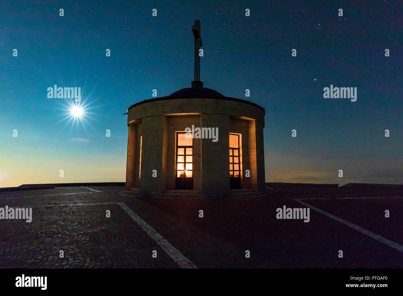 Italia Veneto Monte Grappa - Italiano Sacrario Militare - La Prima Guerra Mondiale Foto Stock