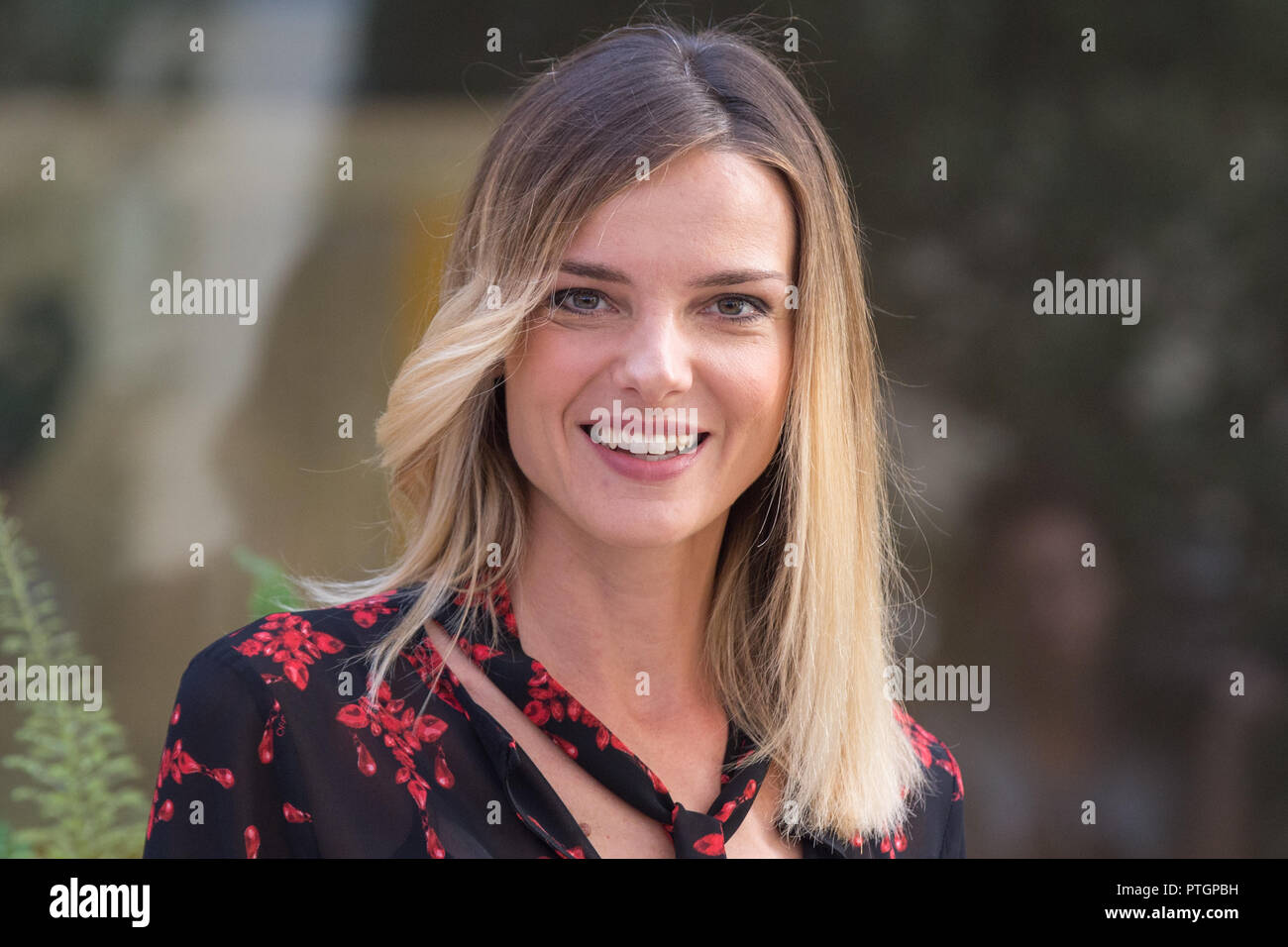 Roma, Italia. 09oct, 2018. Christiane Filangieri Photocall del film in