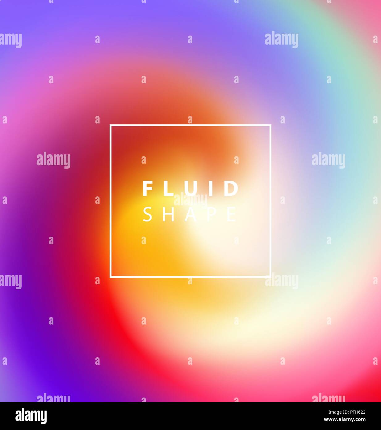 Colori fluidi dello sfondo. Illustrazione Vettoriale per poster progetta, annunci, materiale promozionale. Illustrazione Vettoriale