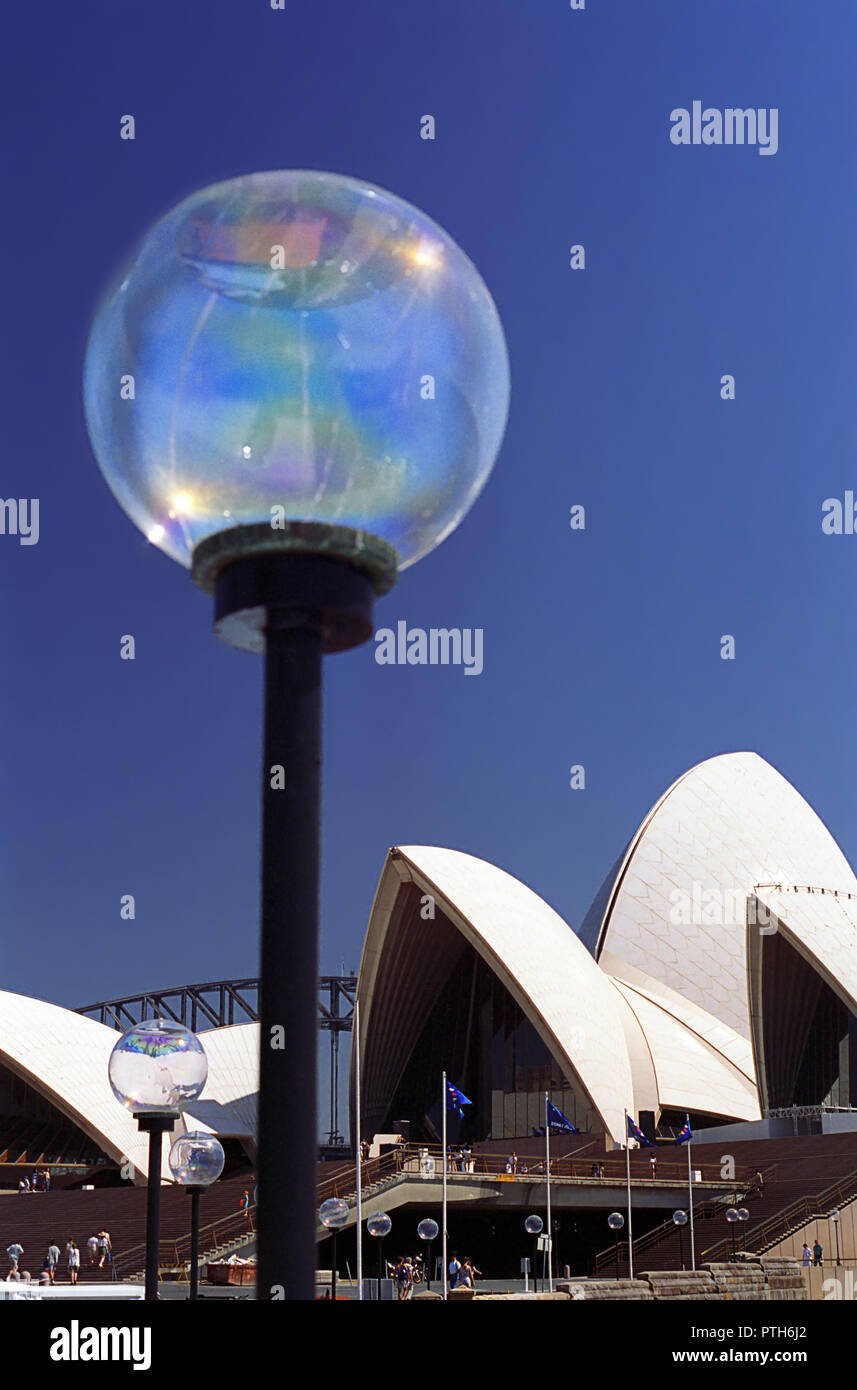 Sydney Opera House, Bennelong Point, Sydney, NSW, Australia Foto Stock