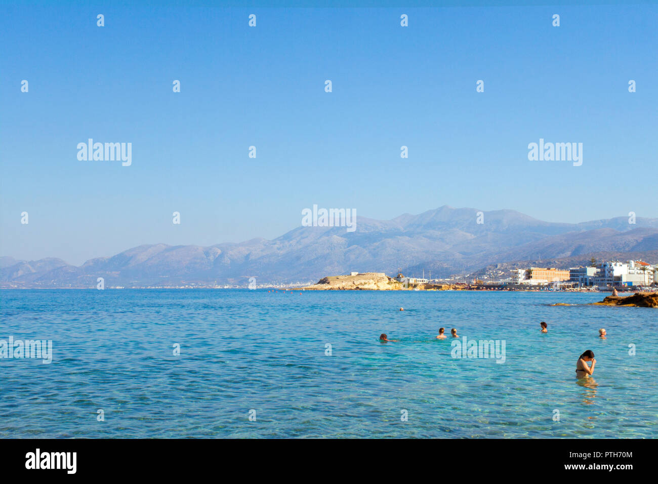 Hersonissos Beach Crete Greece Immagini Hersonissos Beach