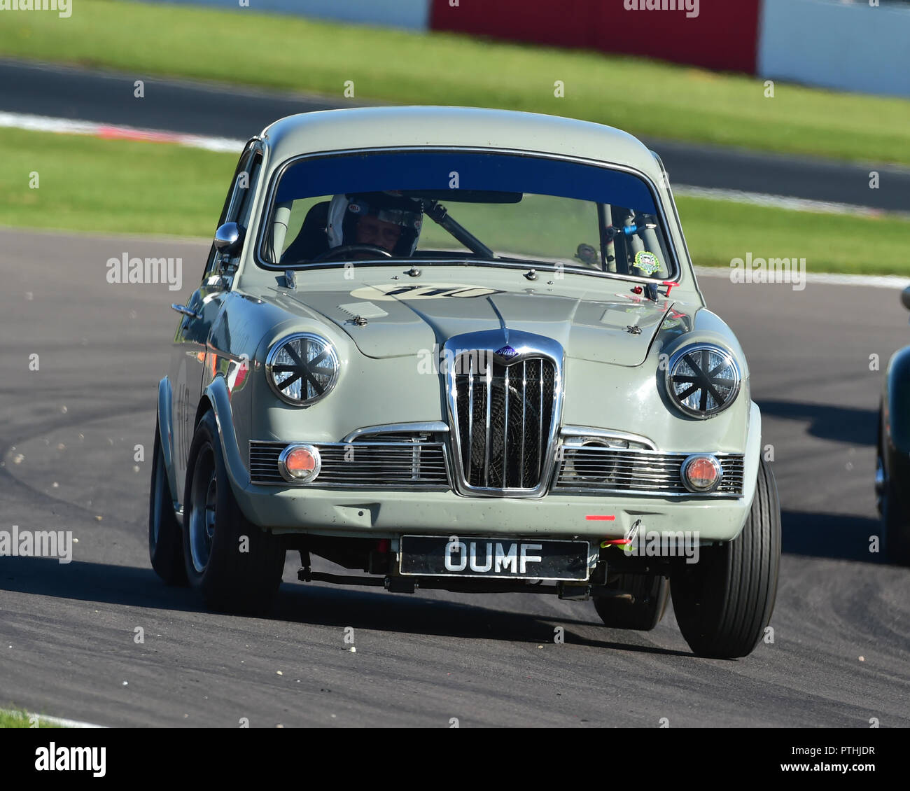 Ding Boston, Riley unidirezionale-cinque OUMF, HRDC, Coys trofeo, BTCC celebrazione, Donington storica festa, 2018 motor racing, motor sport, motorsport, Foto Stock