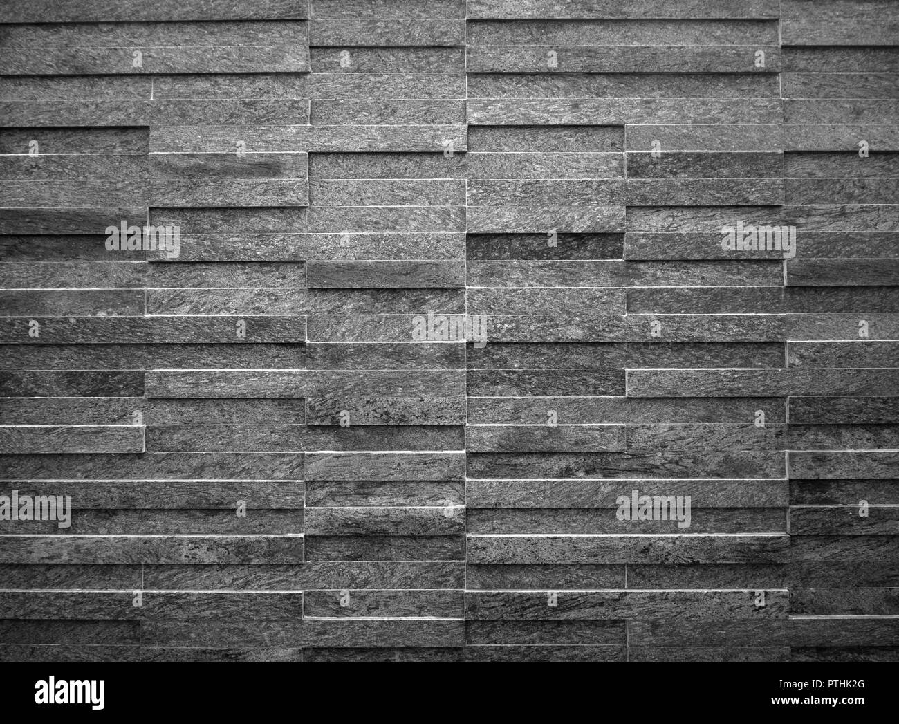 Moderno E Di Colore Nero Rettangolo Bianco Piastrelle Sfondo Grigio Chiaro Vintage Decorativi In Pietra Texture Parete Di Architettura Foto Stock Alamy