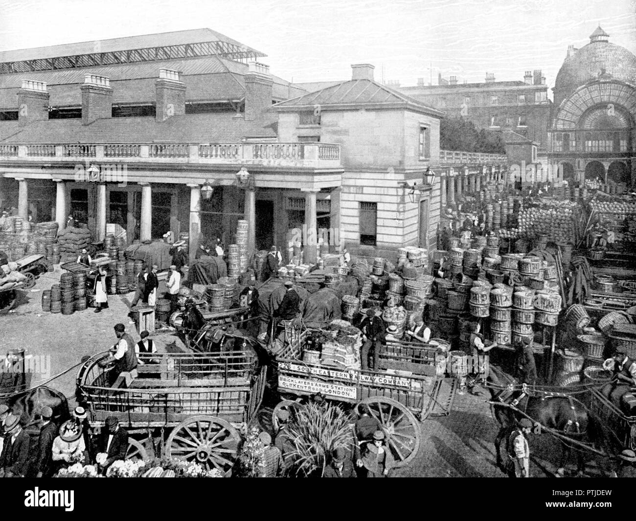Covent Garden Market, Londra inizio anni '1900 Foto Stock