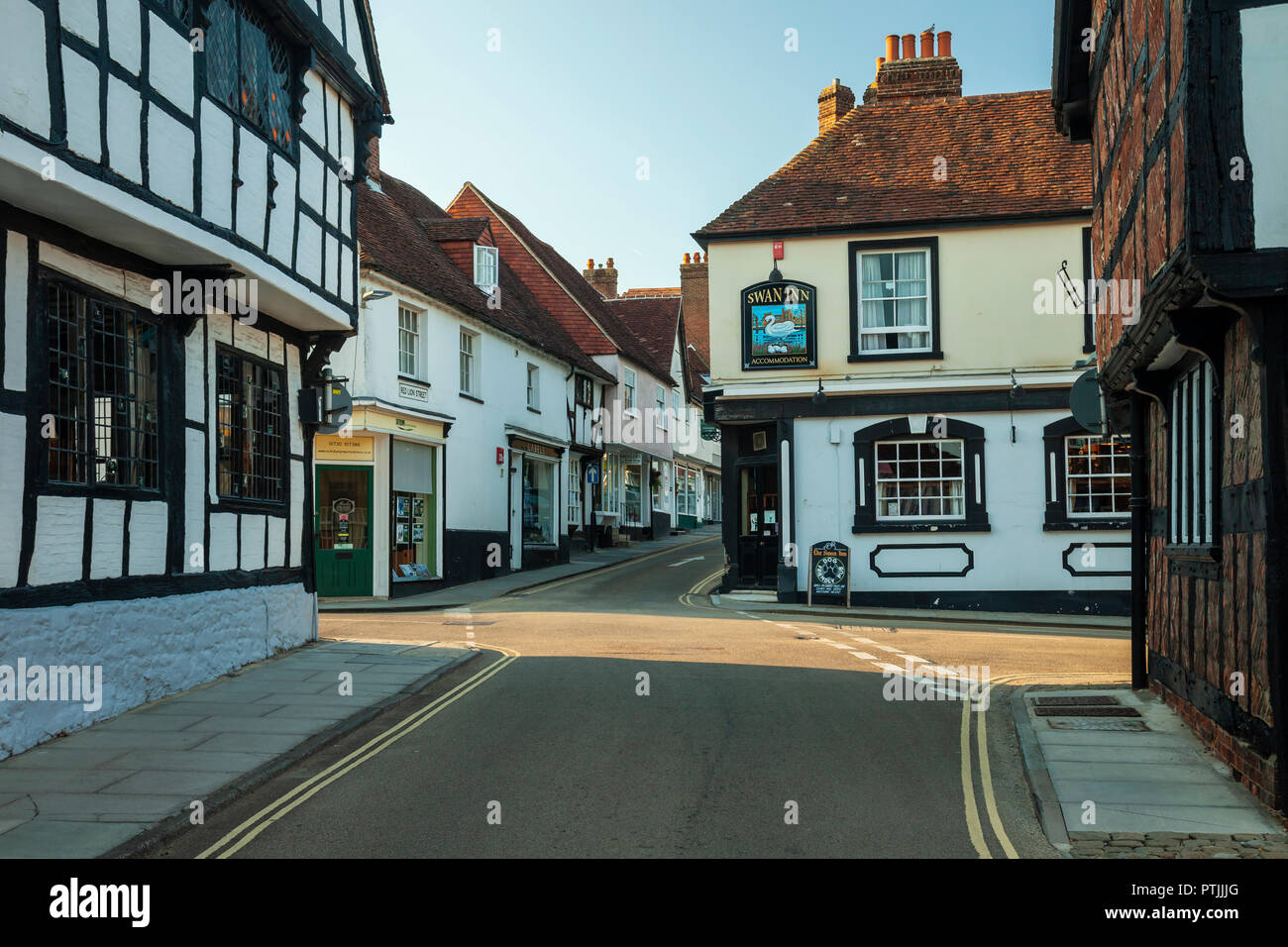 Una serata estiva a Midhurst. Foto Stock