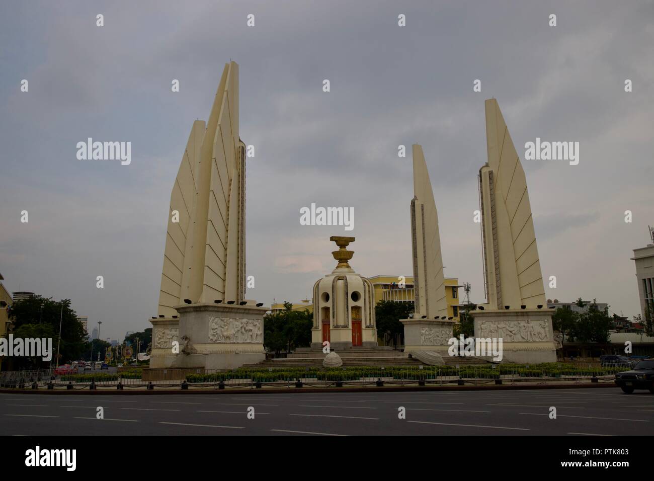 La democrazia un monumento a Bangkok Foto Stock