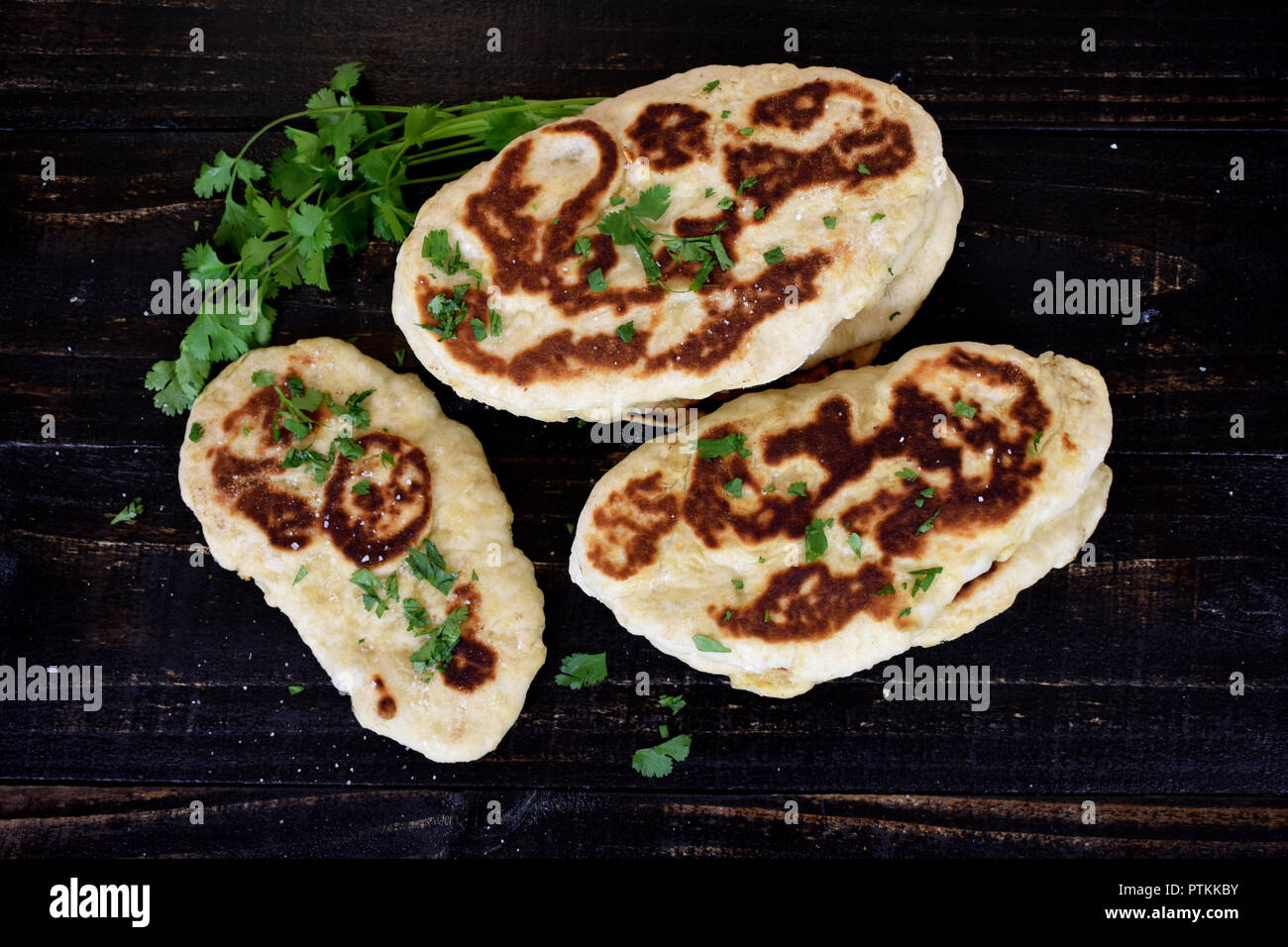 Pane di naan Foto Stock
