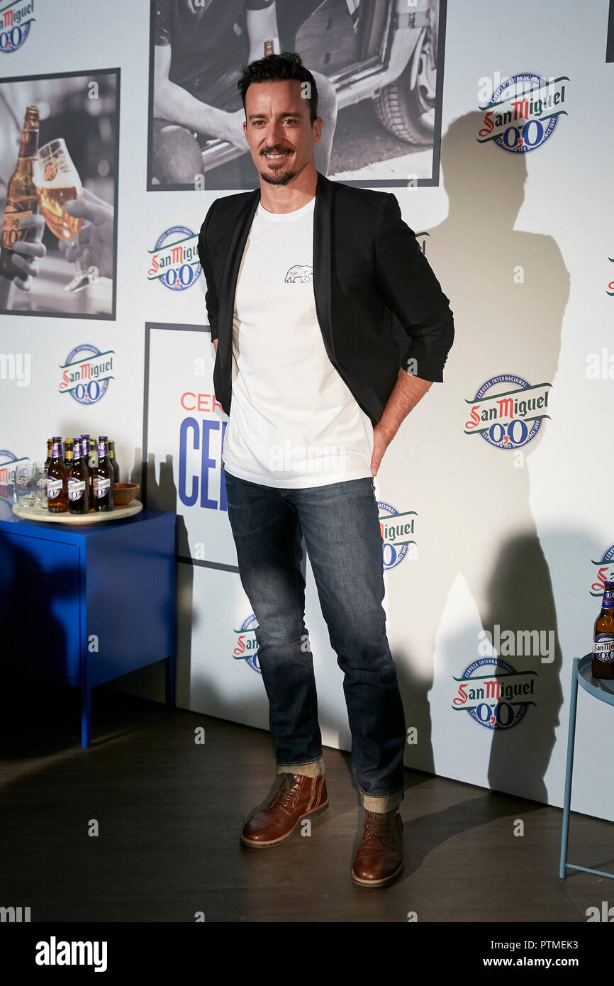 Pablo Puyol assiste a San Miguel RO,OM presentazione al Teatro Gymage in Madrid. Foto Stock