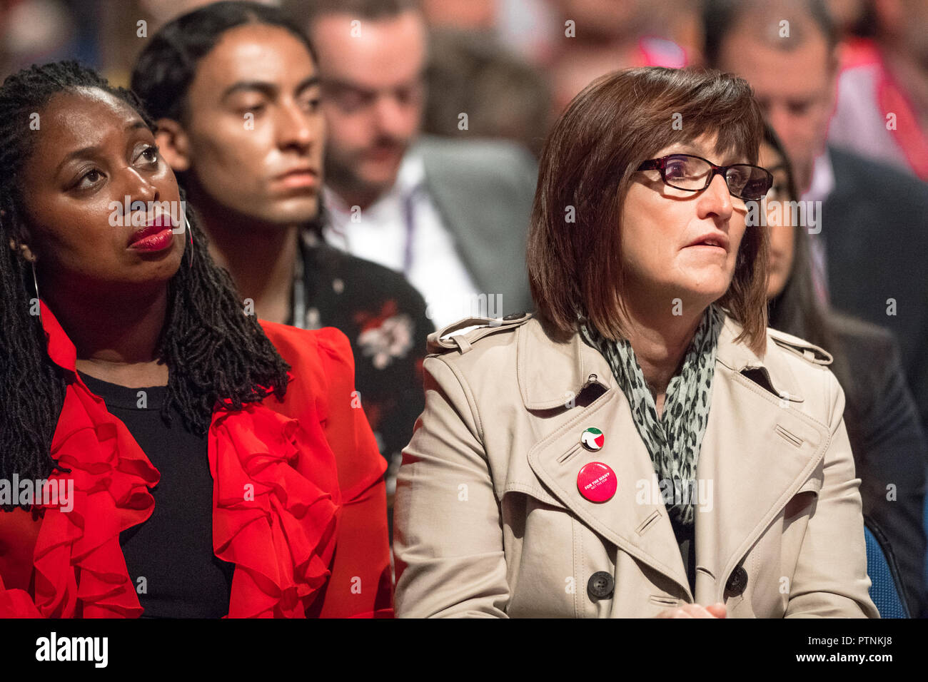 Alba Butler MP e Karen Lee MP al Partito laburista conferenza annuale 2018, Liverpool. Foto Stock