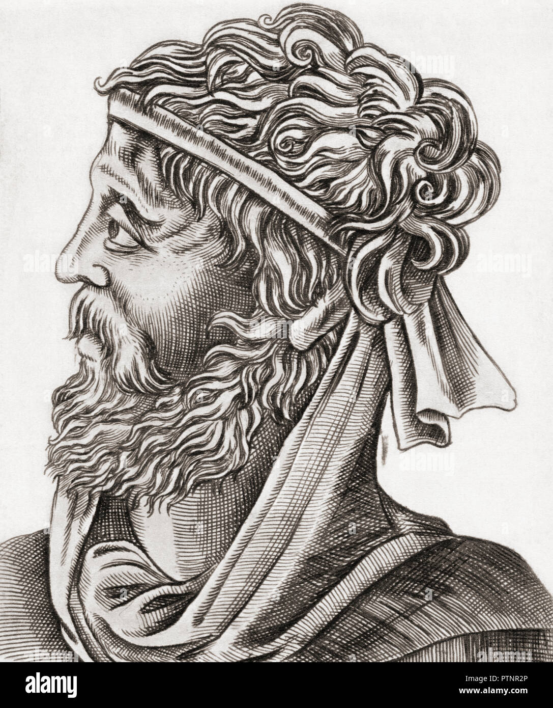 Gaio Valerio Catullo, c. 84 - c. 54 BC. Poeta latino della tarda Repubblica Romana. Foto Stock