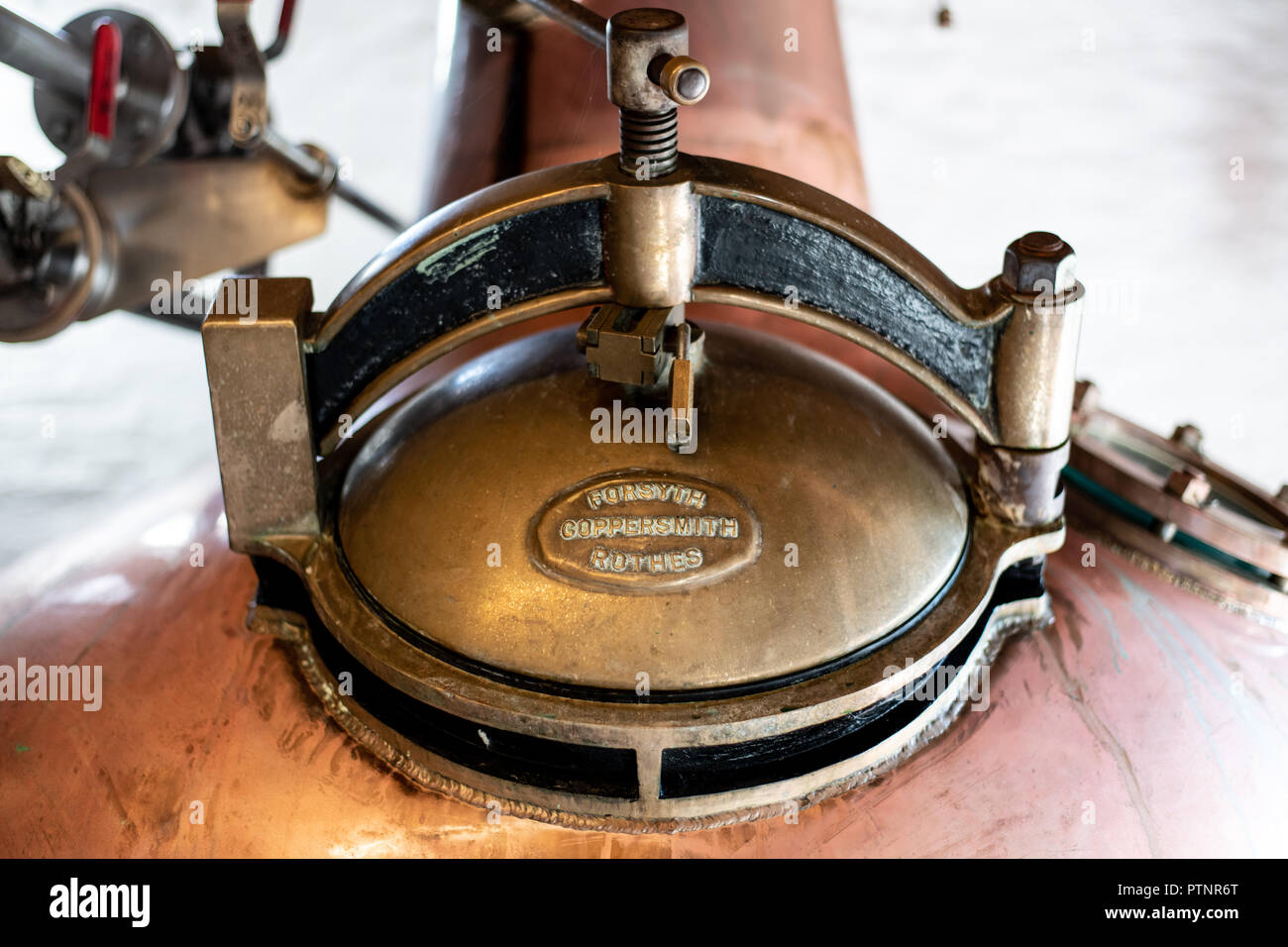 Il sidro tradizionale distilleria al sidro Healeys Farm, Cornwall Regno Unito. Foto Stock